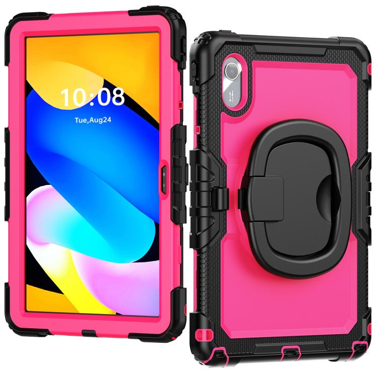 For Lenovo Xiaoxin Pad 2024 / 2025 Handle Silicone Hydric PC Tablet Case with Shoulder Strap