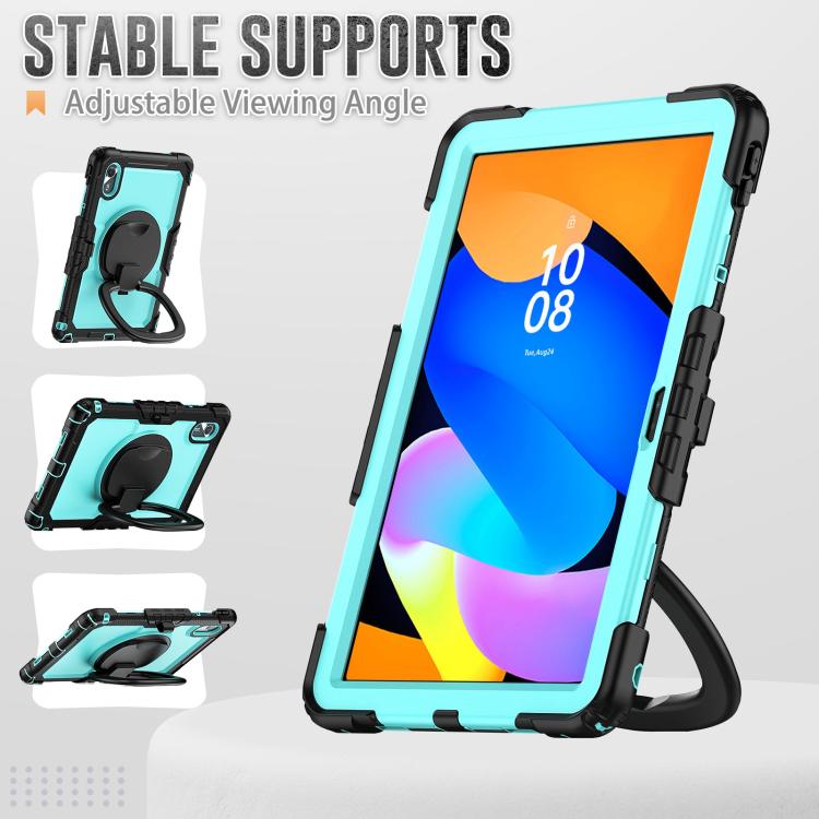 For Lenovo Xiaoxin Pad 2024 / 2025 Handle Silicone Hydric PC Tablet Case with Shoulder Strap