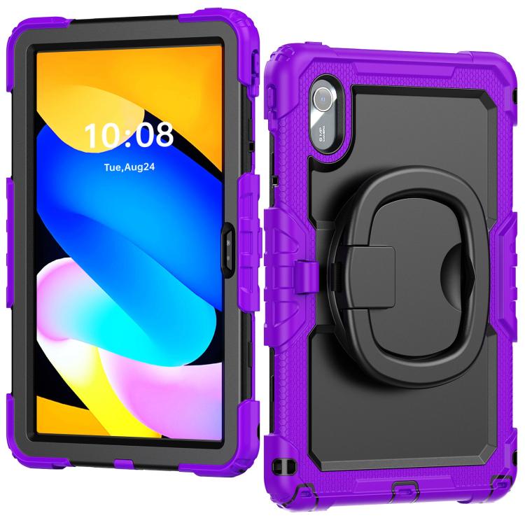 For Lenovo Xiaoxin Pad 2024 / 2025 Handle Silicone Hydric PC Tablet Case with Shoulder Strap