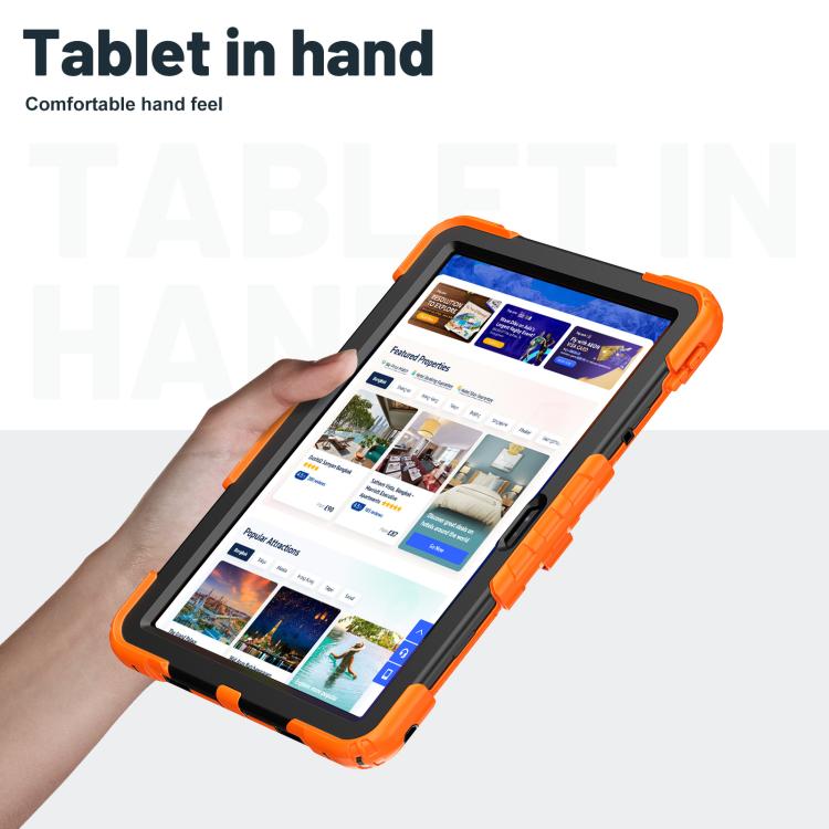 For Lenovo Xiaoxin Pad 11 2025 / 2024 Silicone Hydric PC Tablet Case with Shoulder Strap & Holder