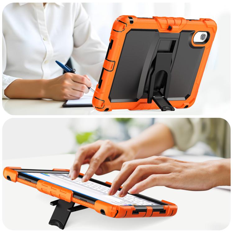 For Lenovo Xiaoxin Pad 11 2025 / 2024 Silicone Hydric PC Tablet Case with Shoulder Strap & Holder