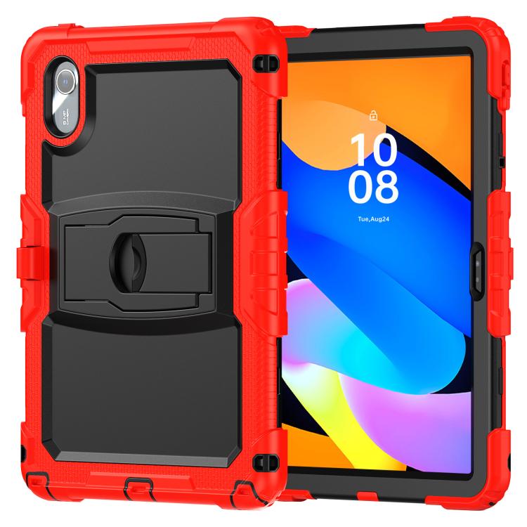 For Lenovo Xiaoxin Pad 11 2025 / 2024 Silicone Hydric PC Tablet Case with Shoulder Strap & Holder