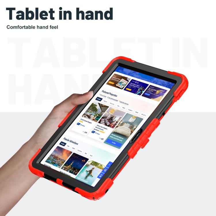 For Lenovo Xiaoxin Pad 11 2025 / 2024 Silicone Hydric PC Tablet Case with Shoulder Strap & Holder
