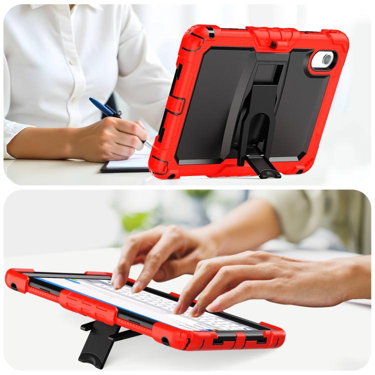 For Lenovo Xiaoxin Pad 11 2025 / 2024 Silicone Hydric PC Tablet Case with Shoulder Strap & Holder