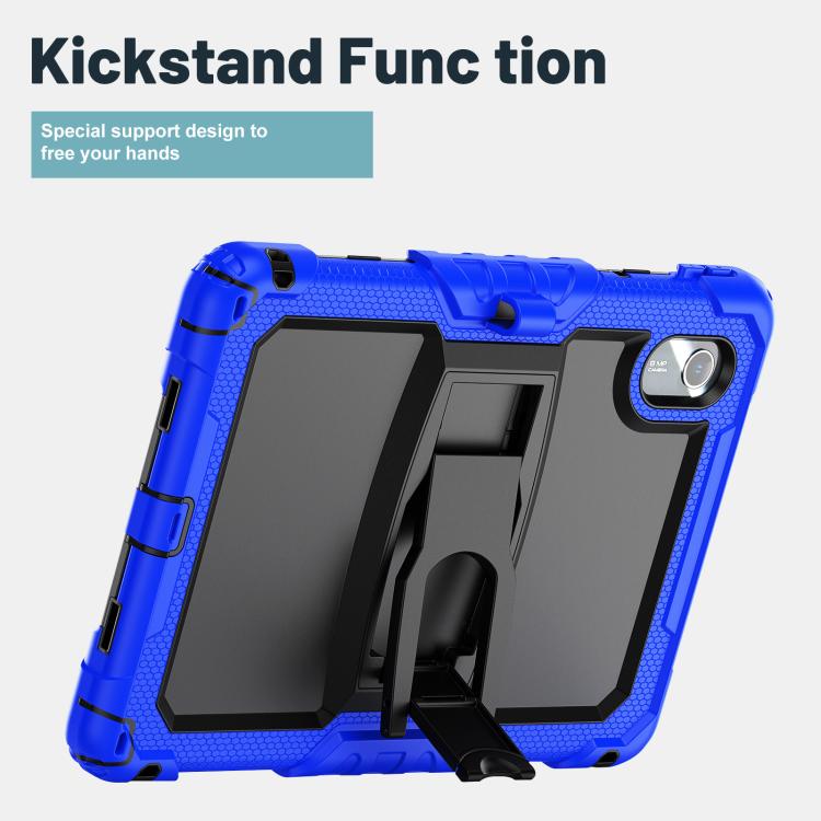 For Lenovo Xiaoxin Pad 11 2025 / 2024 Silicone Hydric PC Tablet Case with Shoulder Strap & Holder