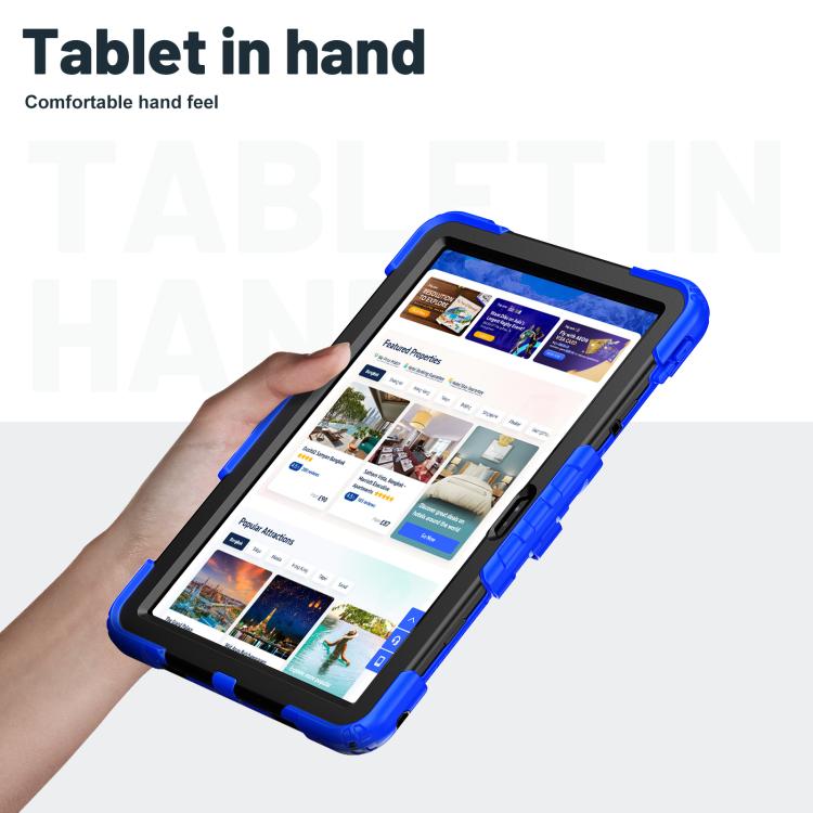 For Lenovo Xiaoxin Pad 11 2025 / 2024 Silicone Hydric PC Tablet Case with Shoulder Strap & Holder