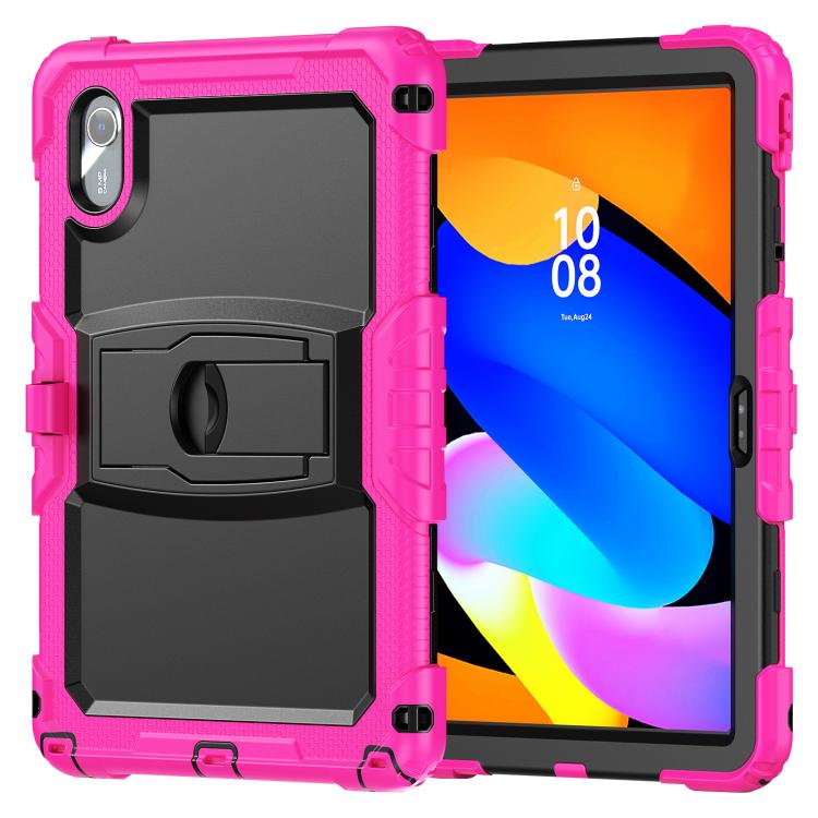 For Lenovo Xiaoxin Pad 11 2025 / 2024 Silicone Hydric PC Tablet Case with Shoulder Strap & Holder