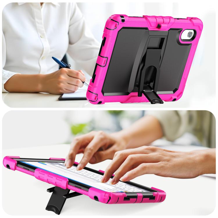 For Lenovo Xiaoxin Pad 11 2025 / 2024 Silicone Hydric PC Tablet Case with Shoulder Strap & Holder