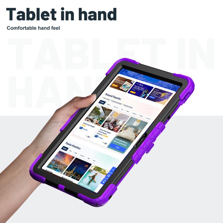 For Lenovo Xiaoxin Pad 11 2025 / 2024 Silicone Hydric PC Tablet Case with Shoulder Strap & Holder