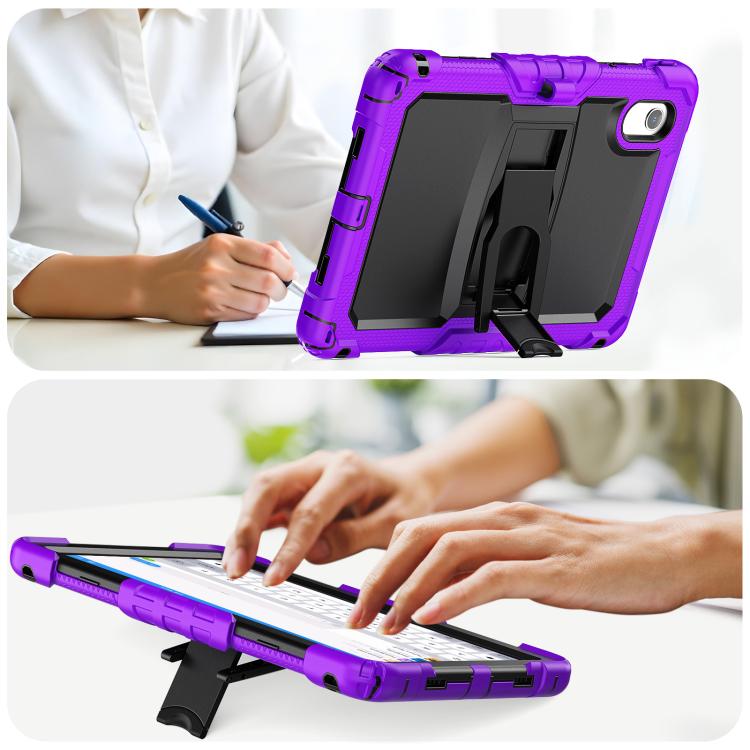 For Lenovo Xiaoxin Pad 11 2025 / 2024 Silicone Hydric PC Tablet Case with Shoulder Strap & Holder