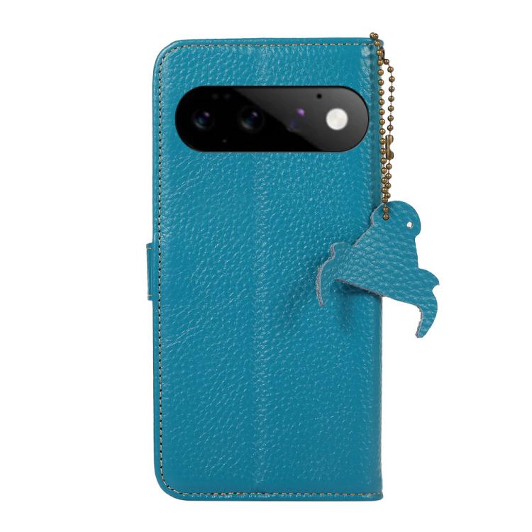 For Google Pixel 11 / 11 Pro Genuine Leather Litchi Texture RFID Leather Phone Case