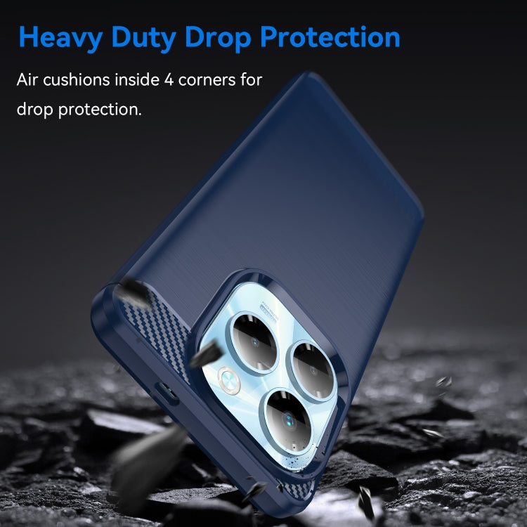 For Infinix Note 40X 5G Carbon Fiber Brushed Texture TPU Phone Case