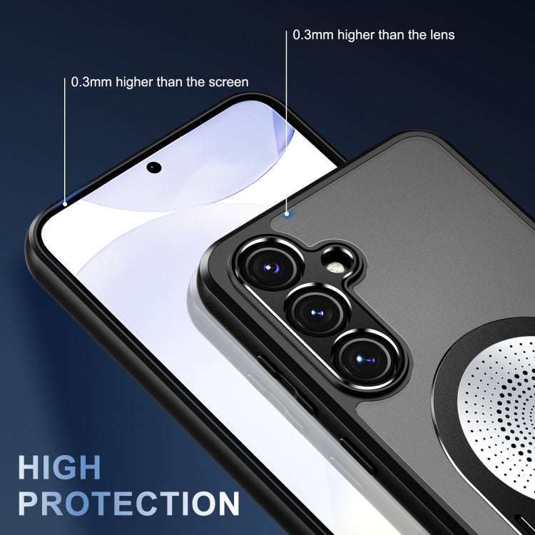 For Samsung Galaxy S24 FE 5G Heat Dissipation Aromatherapy MagSafe Holder Phone Case