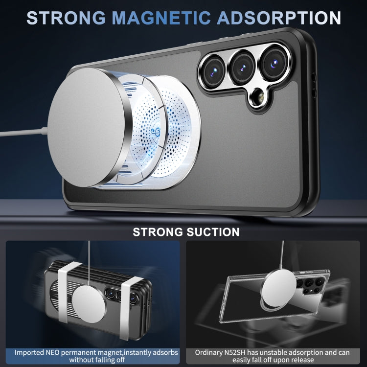For Samsung Galaxy S24 FE 5G Heat Dissipation Aromatherapy MagSafe Holder Phone Case