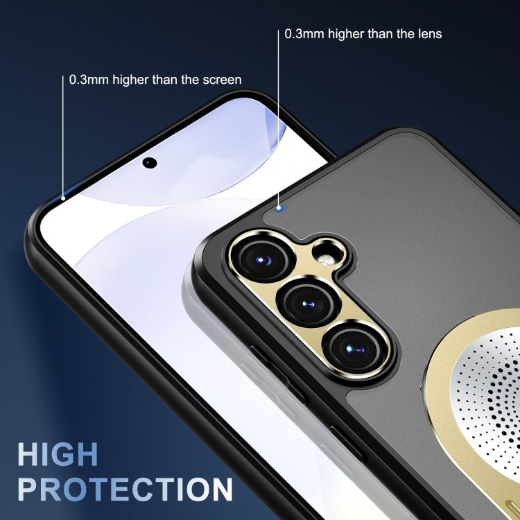 For Samsung Galaxy S23 FE 5G Heat Dissipation Aromatherapy MagSafe Holder Phone Case