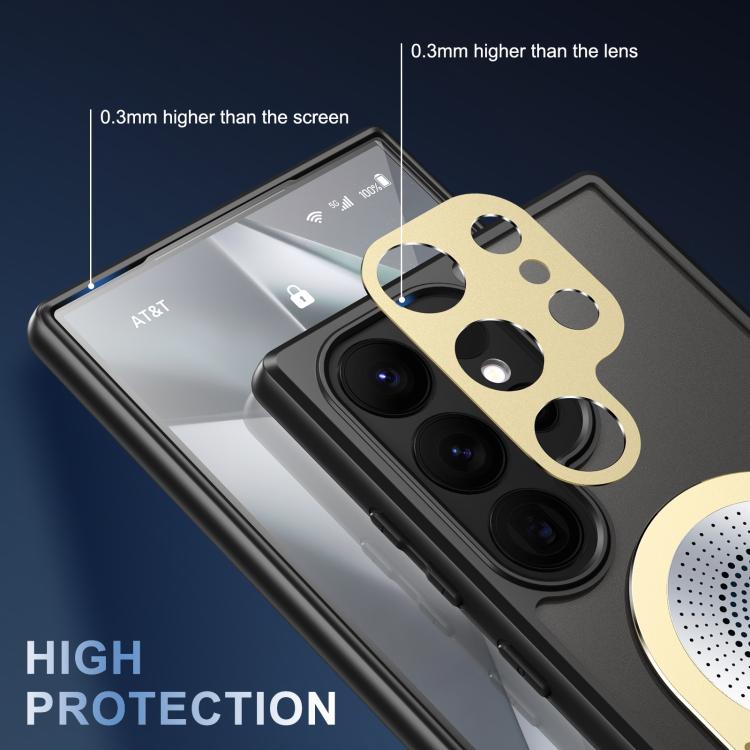 For Samsung Galaxy S25 Ultra 5G Heat Dissipation Aromatherapy MagSafe Holder Phone Case