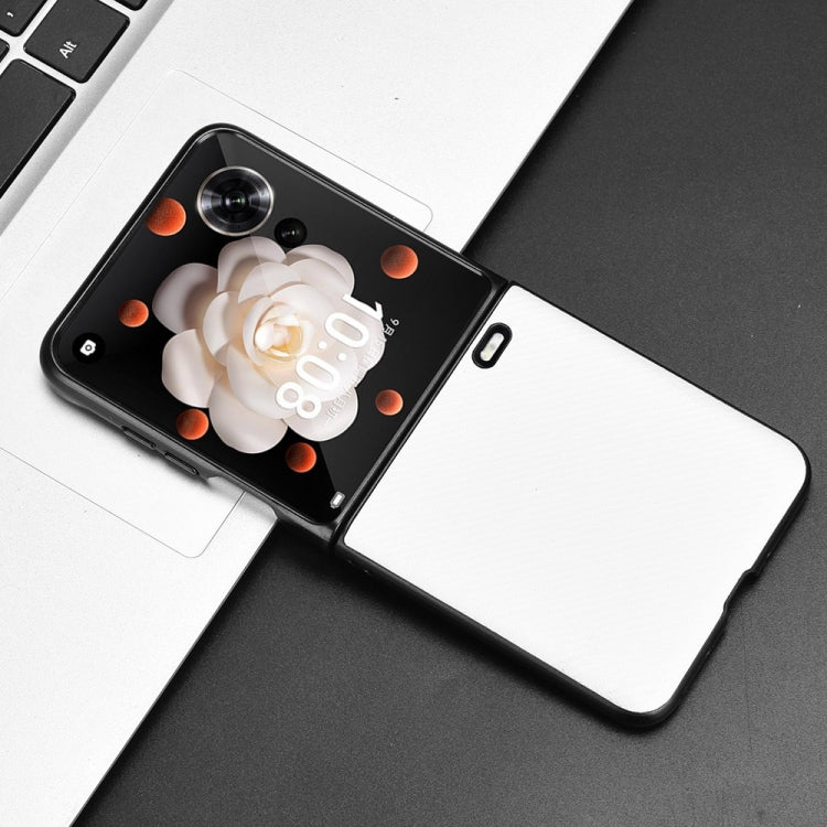 For Honor Magic V Flip PU Leather PC Phone Case