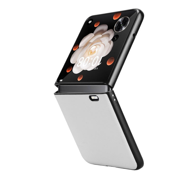 For Honor Magic V Flip PU Leather PC Phone Case