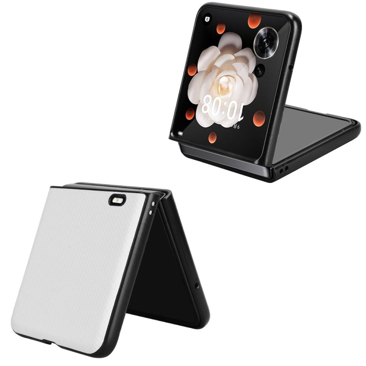 For Honor Magic V Flip PU Leather PC Phone Case