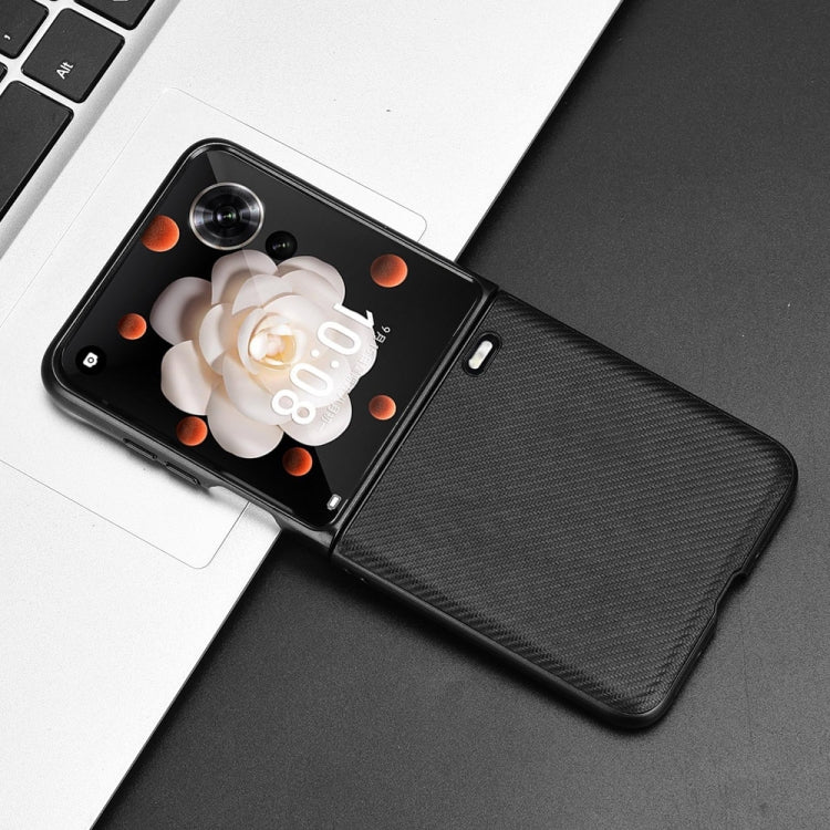 For Honor Magic V Flip PU Leather PC Phone Case