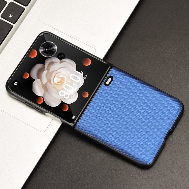 For Honor Magic V Flip PU Leather PC Phone Case
