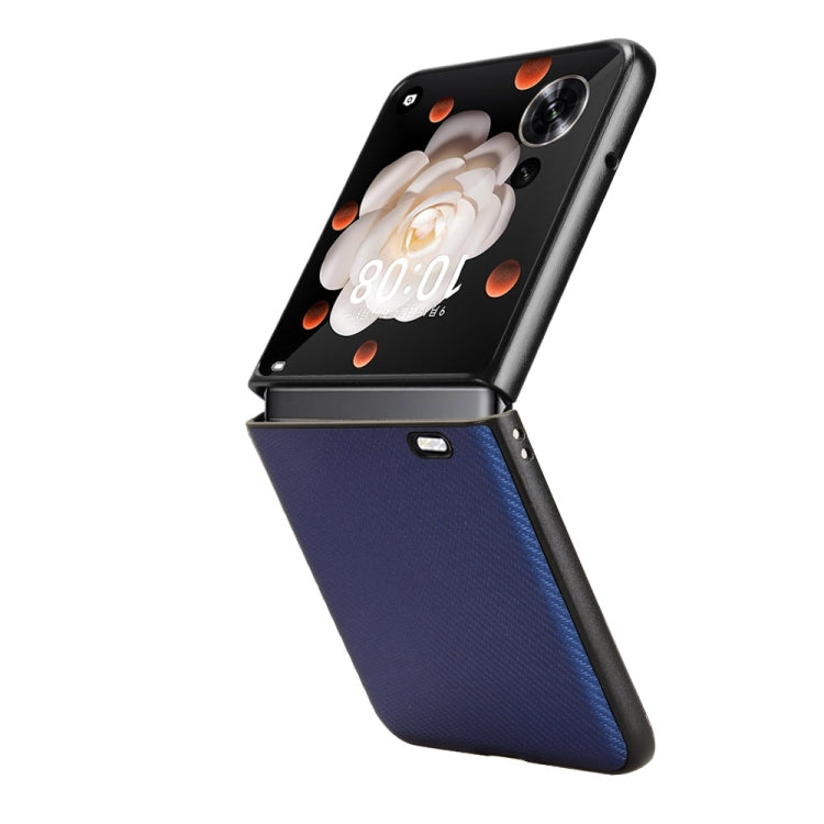 For Honor Magic V Flip PU Leather PC Phone Case