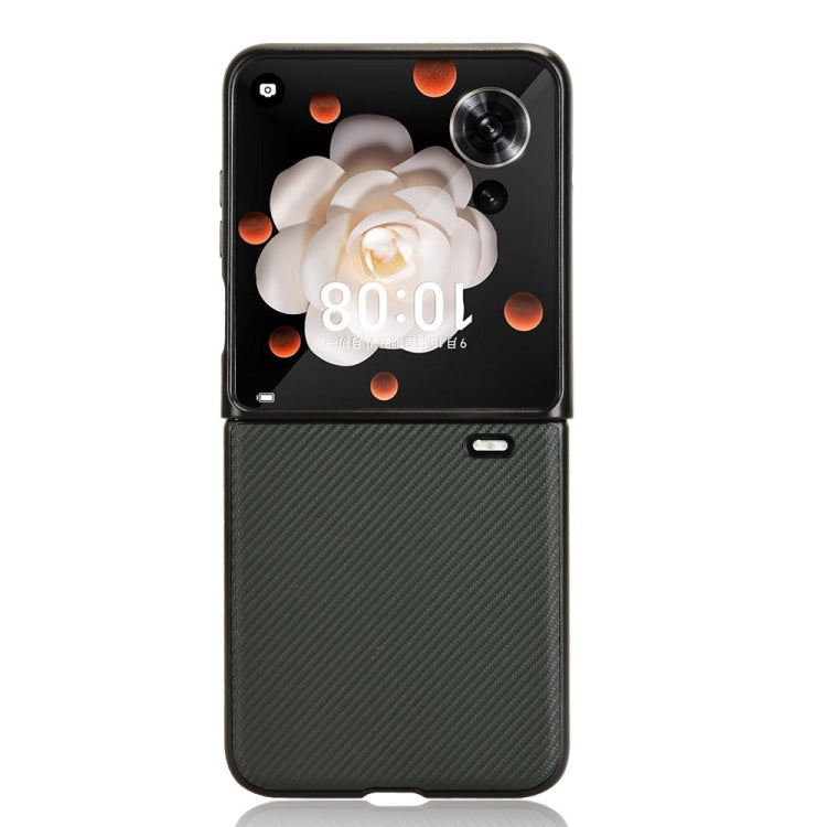 For Honor Magic V Flip PU Leather PC Phone Case