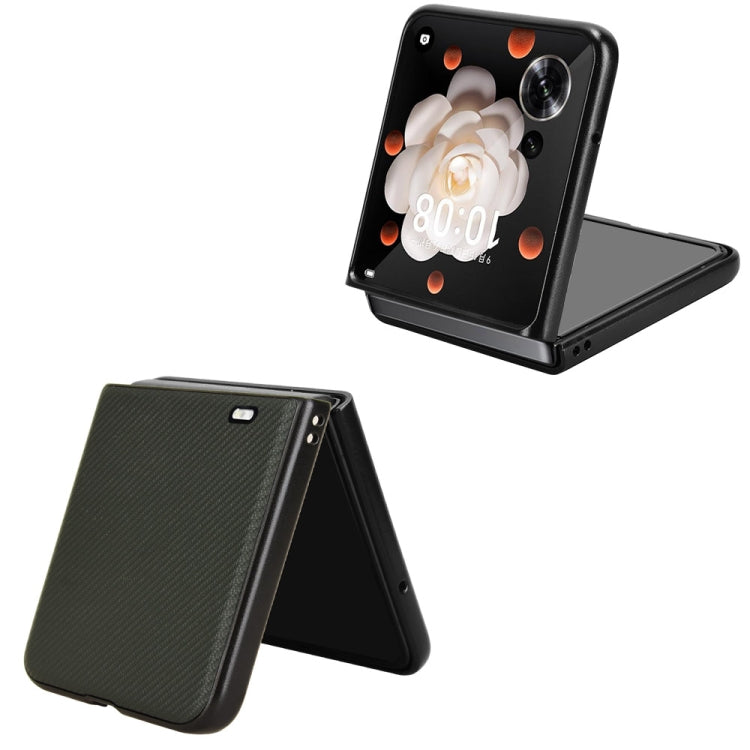 For Honor Magic V Flip PU Leather PC Phone Case