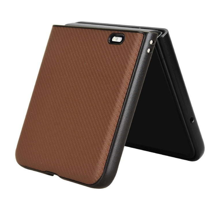 For Honor Magic V Flip PU Leather PC Phone Case