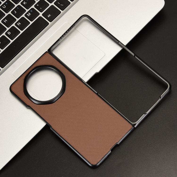 For Honor Magic V6 PU Leather PC Phone Case