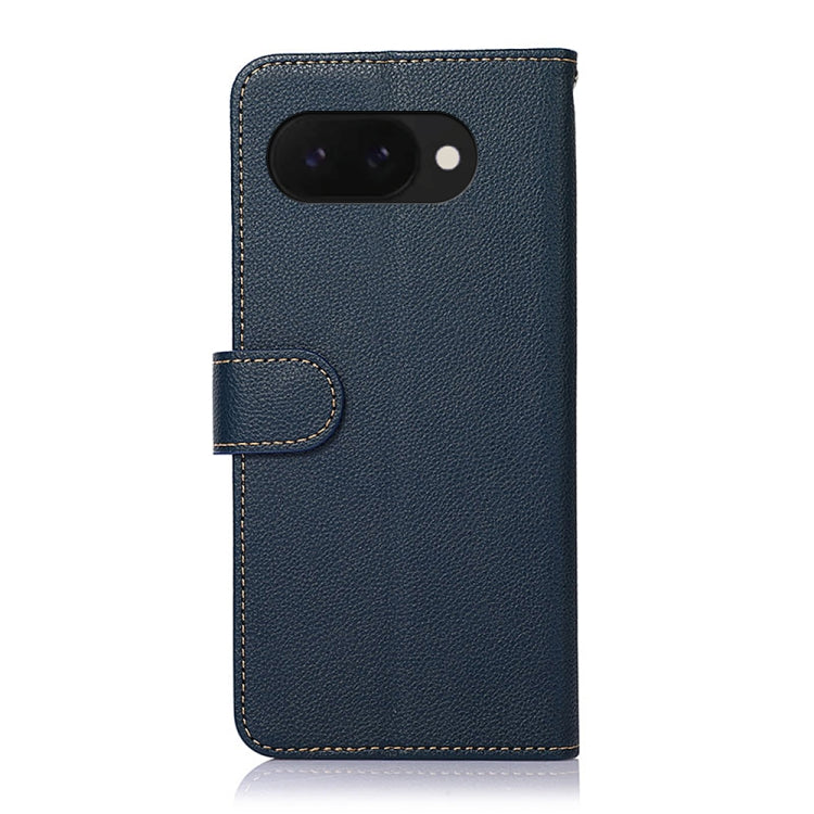 For Google Pixel 9a KHAZNEH Litchi Texture Leather RFID Phone Case