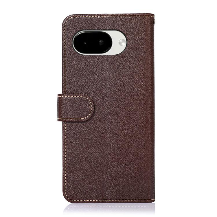For Google Pixel 10a KHAZNEH Litchi Texture Leather RFID Phone Case