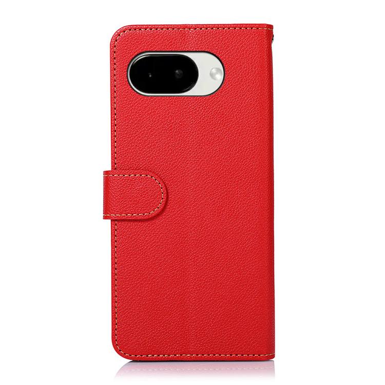For Google Pixel 10a KHAZNEH Litchi Texture Leather RFID Phone Case