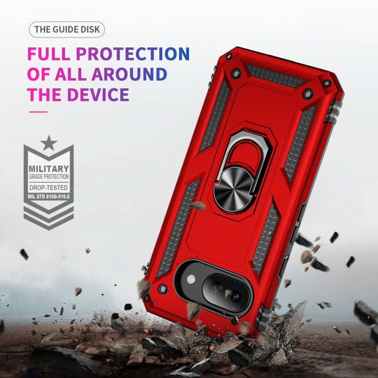 For Google Pixel 9a Shockproof TPU + PC Phone Case with Holder