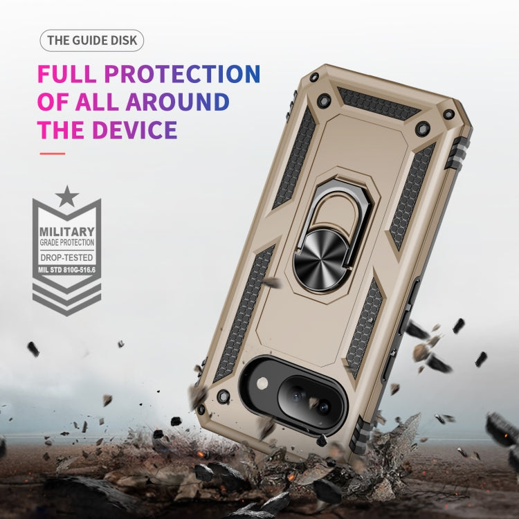 For Google Pixel 9a Shockproof TPU + PC Phone Case with Holder