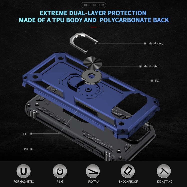 For Google Pixel 9a Shockproof TPU + PC Phone Case with Holder