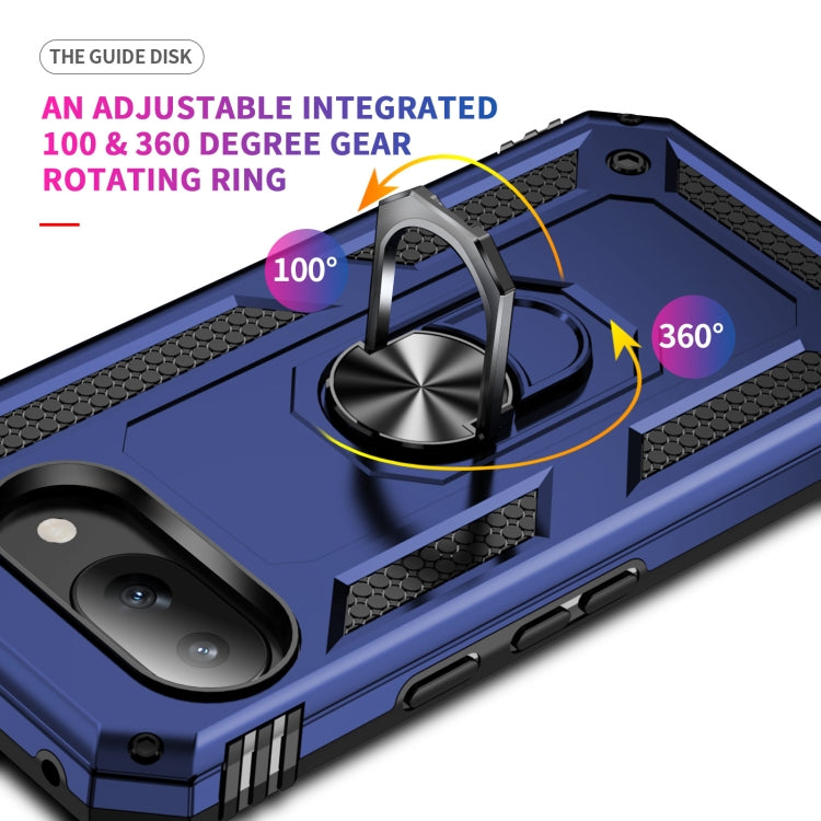 For Google Pixel 9a Shockproof TPU + PC Phone Case with Holder