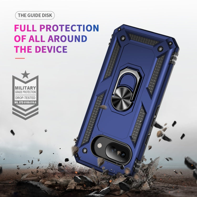 For Google Pixel 9a Shockproof TPU + PC Phone Case with Holder
