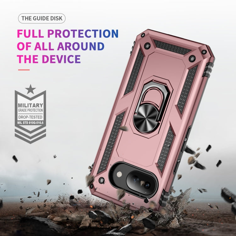 For Google Pixel 9a Shockproof TPU + PC Phone Case with Holder
