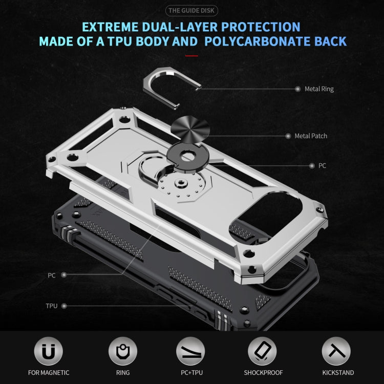 For Google Pixel 9a Shockproof TPU + PC Phone Case with Holder