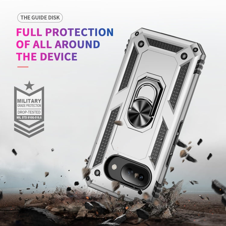 For Google Pixel 9a Shockproof TPU + PC Phone Case with Holder