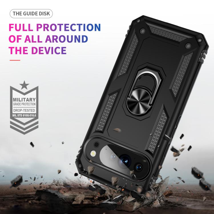 For Google Pixel 10 Shockproof TPU + PC Phone Case with Holder