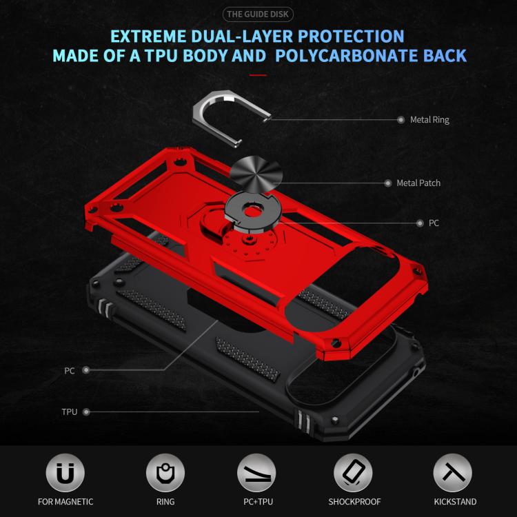 For Google Pixel 10 Shockproof TPU + PC Phone Case with Holder