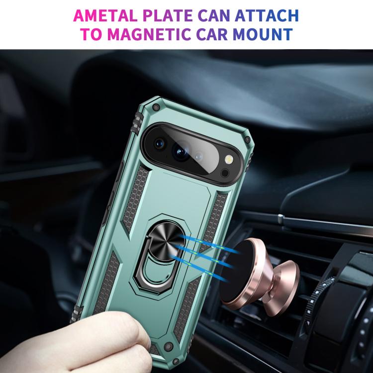 For Google Pixel 10 Shockproof TPU + PC Phone Case with Holder