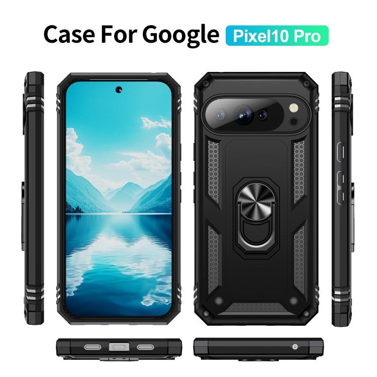 For Google Pixel 10 Pro Shockproof TPU + PC Phone Case with Holder
