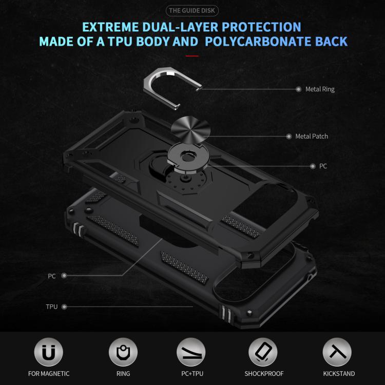 For Google Pixel 10 Pro Shockproof TPU + PC Phone Case with Holder