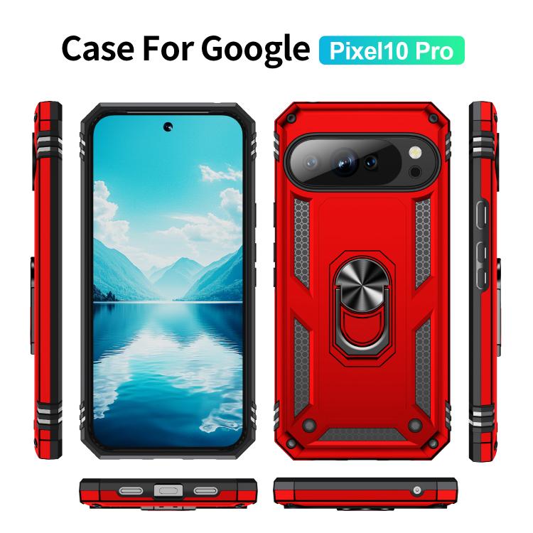 For Google Pixel 10 Pro Shockproof TPU + PC Phone Case with Holder