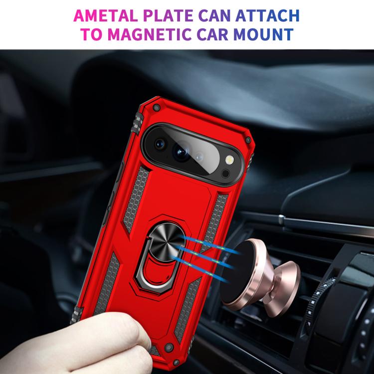 For Google Pixel 10 Pro Shockproof TPU + PC Phone Case with Holder