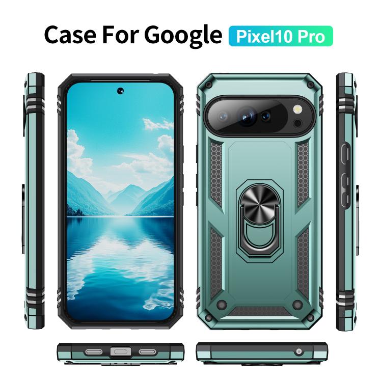 For Google Pixel 10 Pro Shockproof TPU + PC Phone Case with Holder