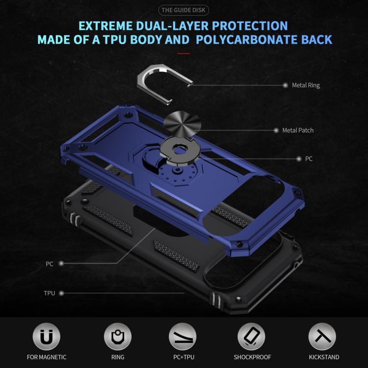 For Google Pixel 10 Pro XL Shockproof TPU + PC Phone Case with Holder